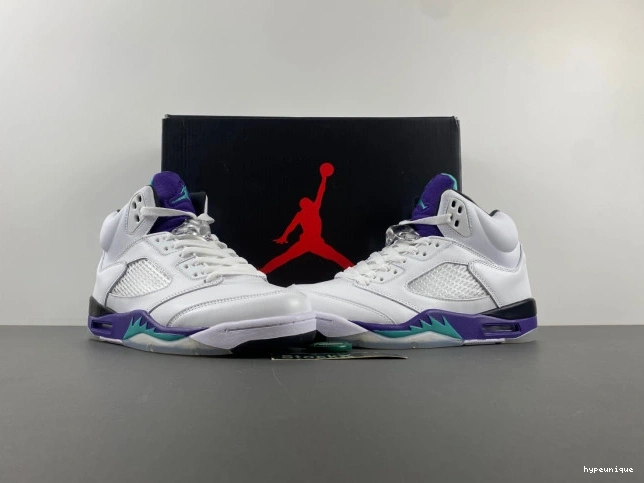 HYPE (2013) Air 5 Grape Jordan Retro 136027-108 0726
